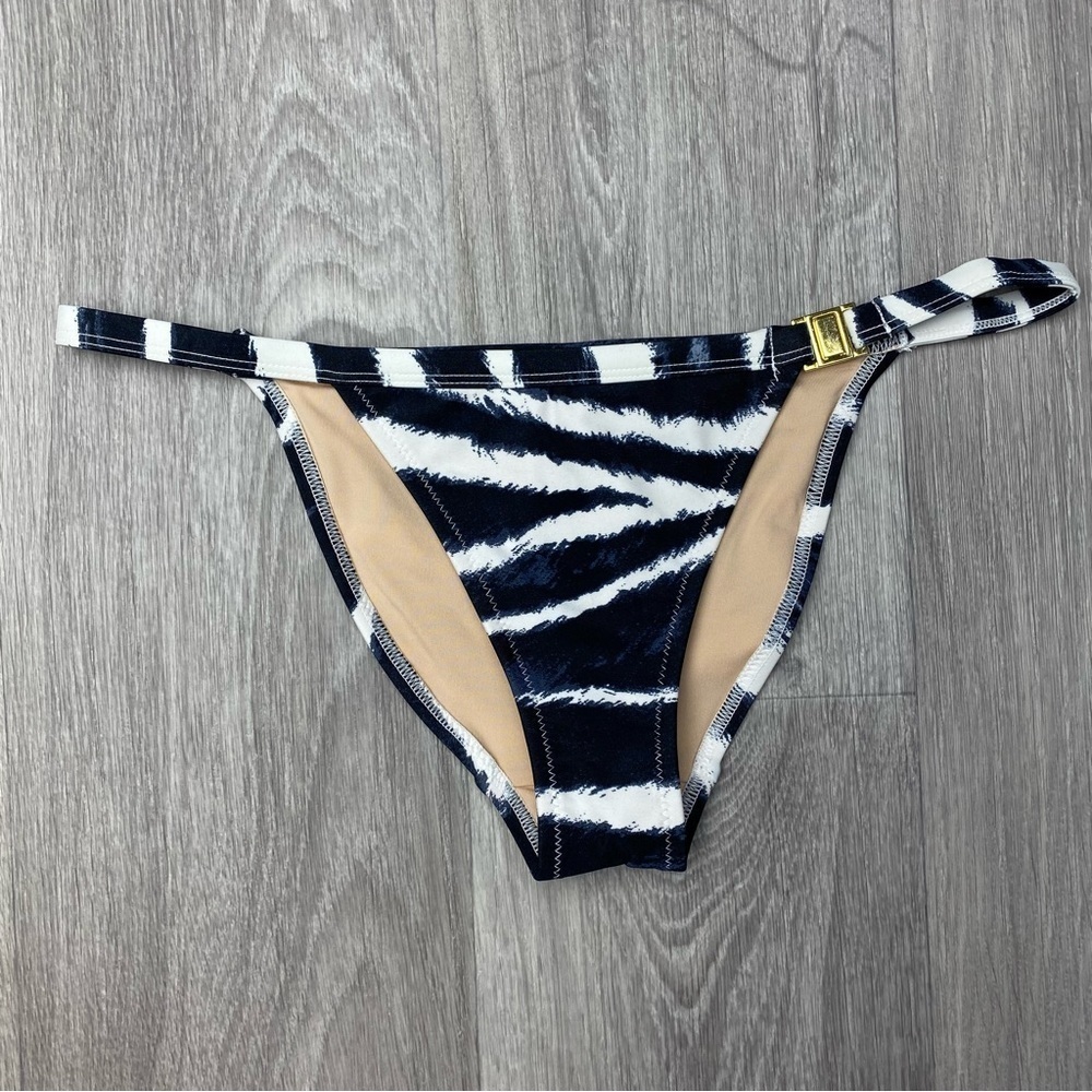 L'AGENT by Agent Provocateur Tayler Bikini Swim Bottom Black/White Size XS NWT - Picture 2 of 13